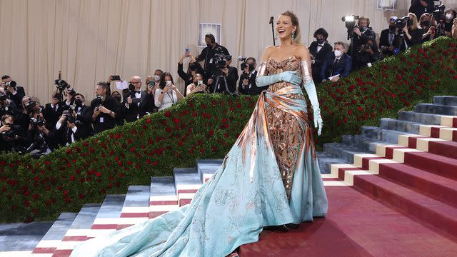 Getty Images Blake Lively at the Met Gala in 2022.