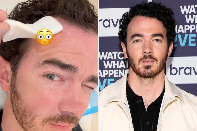 <p>Kevin Jonas/ Instagram; Charles Sykes/Bravo via Getty </p> Kevin Jonas on Instagram (left); Kevin Jonas