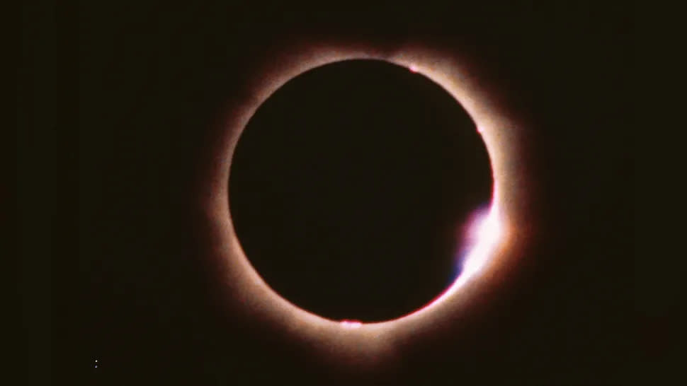  April 8's total solar eclipse is inextricably linked to one in Mexico, the U.S. and Canada on March 7, 1970, seen here.. 