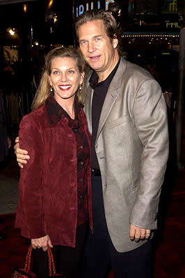 The Fisher King star Jeff Bridges and his wife Susan at the Westwood premiere of K-Pax