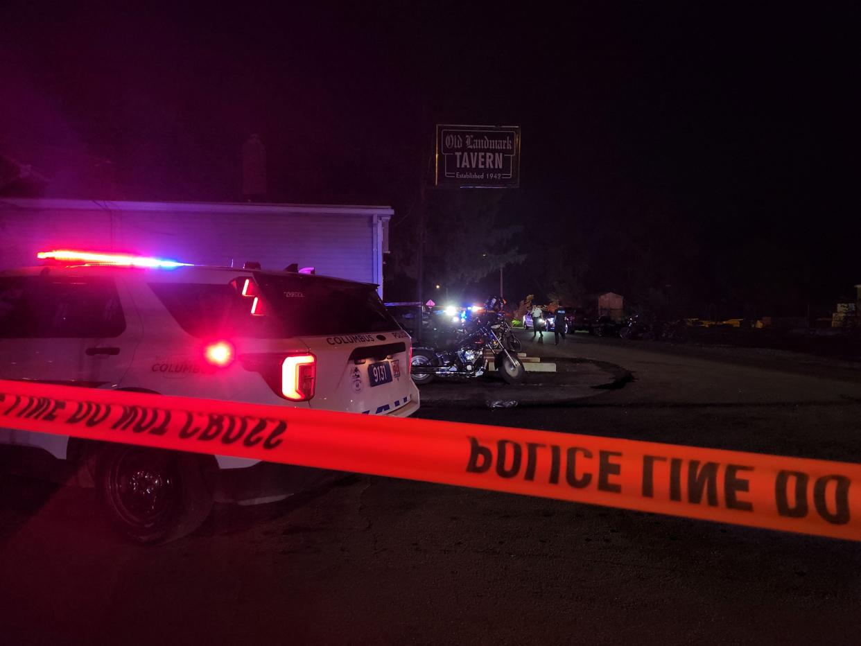 Around 9:45 p.m., five people were shot at Old Landmark Tavern at the 100 block of Rumsey Road, according to an Cmdr. Dennis Jeffrey. One was pronounced dead on scene shortly before 10 p.m. A second victim was pronounced dead after transport.
