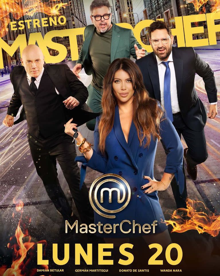 El lunes 20 de marzo Wanda Nara debuta como conductora en MasterChef