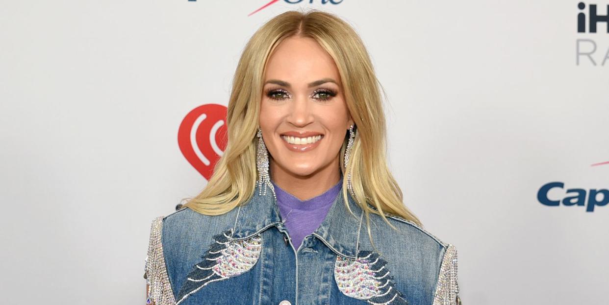 carrie underwood 2022 iheartcountry festival presented by capital one red carpet