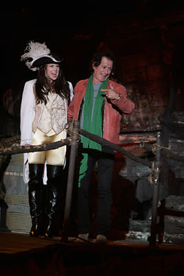 Keith Richards and guest at the Disneyland premiere of Walt Disney Pictures' Pirates of the Caribbean: At World's End