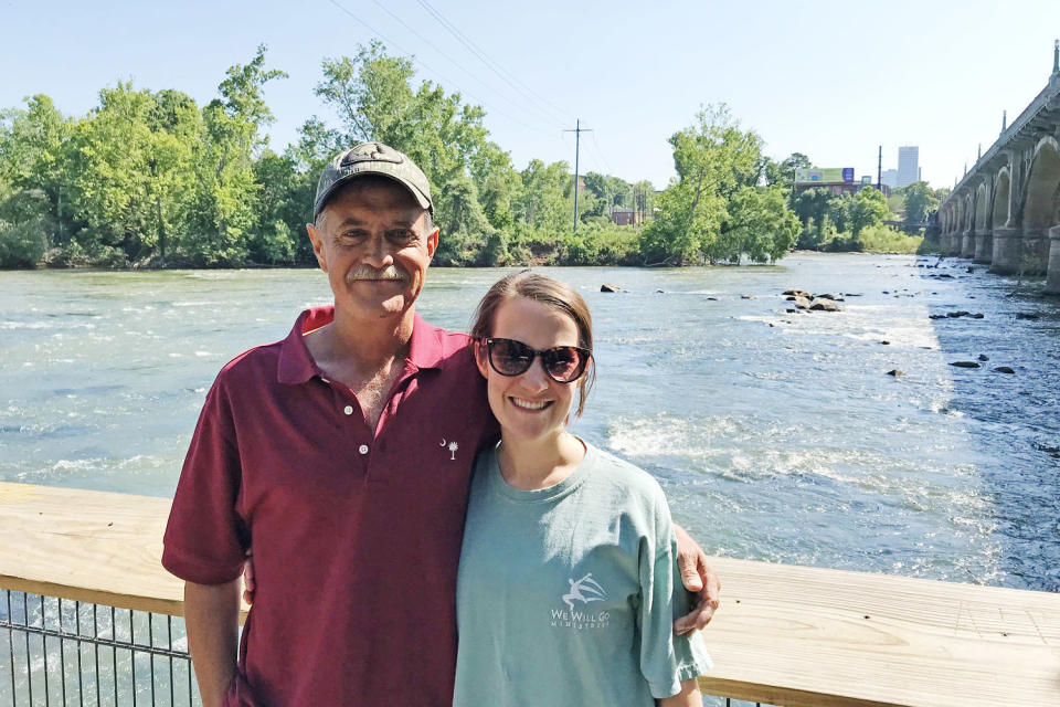 Mark Nelson Bushnell and his daughter, Sarah Bushnell Harrell. (Courtesy Sarah Bushnell Harrell)