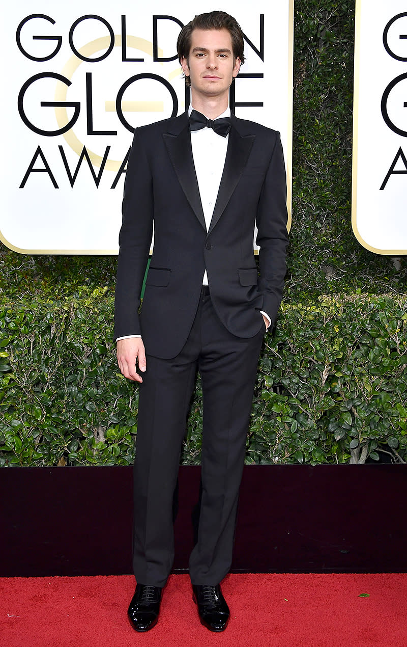 <p>Actor Andrew Garfield attends the 74th Annual Golden Globe Awards at The Beverly Hilton Hotel on January 8, 2017 in Beverly Hills, California. (Photo by Steve Granitz/WireImage) </p>