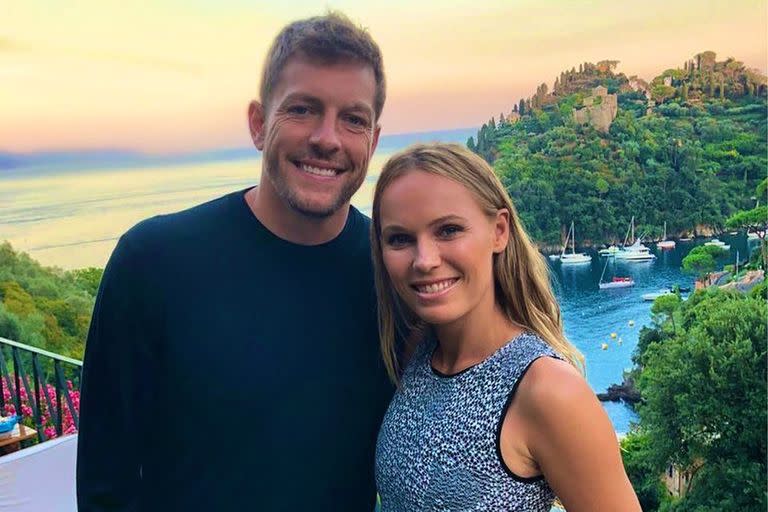 Caroline Wozniacki disfrutó de su vida retirada; aquí, con su marido, el exbasquetbolista David Lee