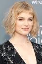 <p>The choppy nature of Alison Sudol's short bangs works perfectly with her wavy, <a href="https://www.goodhousekeeping.com/beauty/hair/g1813/celebrity-hairstyles-bobs/" rel="nofollow noopener" target="_blank" data-ylk="slk:angled bob;elm:context_link;itc:0;sec:content-canvas" class="link ">angled bob</a>.</p>