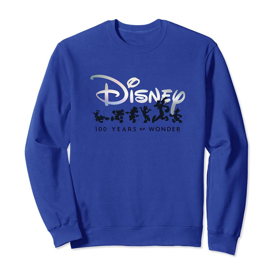 Disney 100 Year Anniversary Disney 100 Years of Wonder Mickey & Pals Silhouettes D100 Sweatshirt