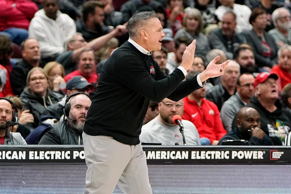 Coach Chris Holtmann and the Ohio State men's basketball team have lost 13 of their last 14 games.