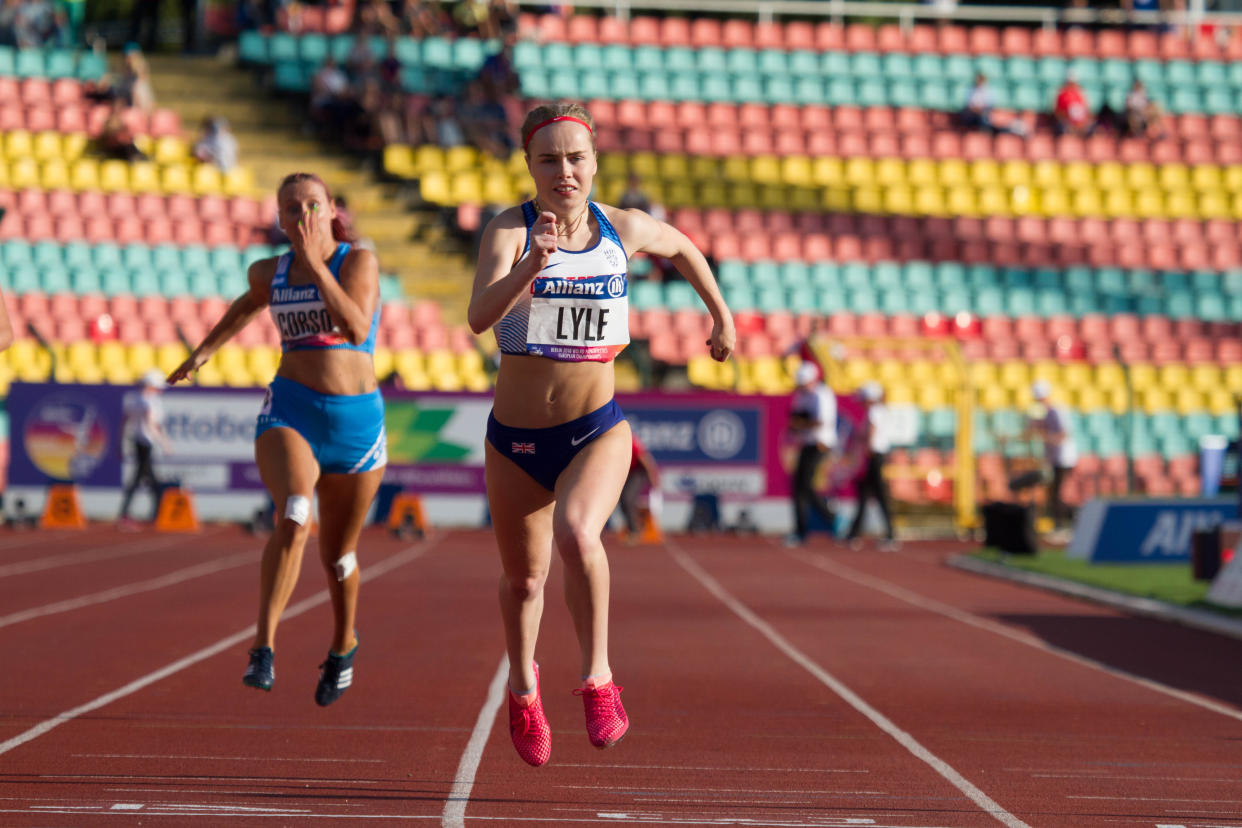 Maria Lyle was on the podium in Berlin. Pic: Ben Booth Photography