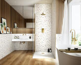 <p> New materials, such as stone mixed with resin, have enabled innovative designs for baths and showers that draw on the beauty of the natural world, with a contemporary, seamless finish. </p> <p> 'A combination of two of the purist elements, earth and water, the use of natural stone within the bathroom can bring you closer to nature and evoke a feeling of relaxation thanks to its earthborn properties,' says Becky Dix, Head of Design at The Luxury Bath Company. </p> <p> 'When designing a bathroom, the positioning of your furnishings is just as important as the color and accessories you place in it,' continues Becky. 'Ensure you are maximizing the space you have with a freestanding bath, and position it in a spot that will naturally draw the eye.' </p>
