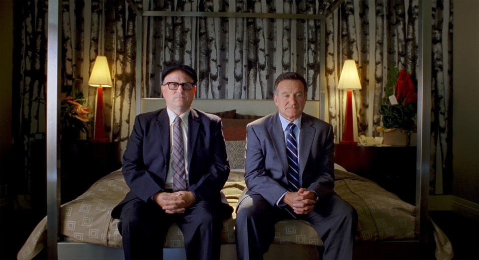 Goldthwait and Robin Williams in <em>World’s Greatest Dad</em>. (Photo: Magnolia Pictures/Courtesy Everett Collection)