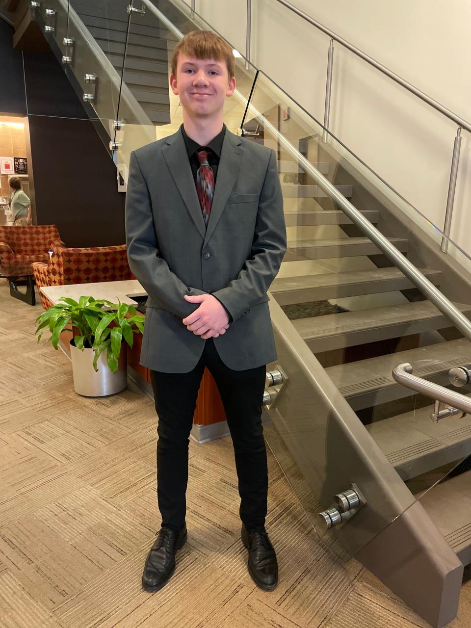 Eighth grader William Webb will be competing at the 2023 Business Professionals of America National Leadership Conference.