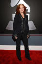 Bonnie Raitt arrives at the 55th Annual Grammy Awards at the Staples Center in Los Angeles, CA on February 10, 2013.