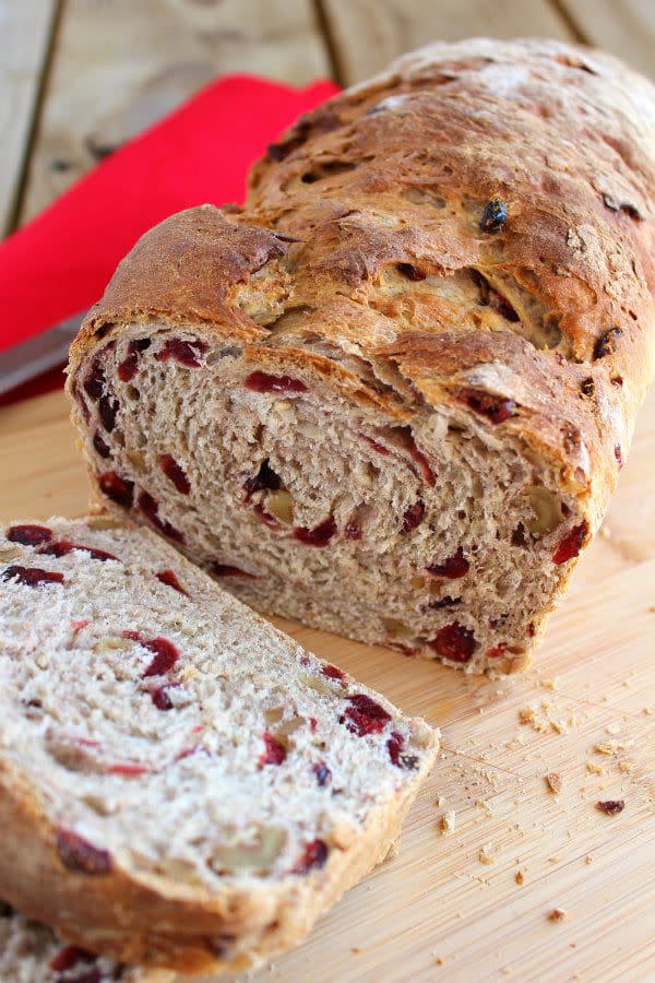 Cranberry-Walnut Oat Bread