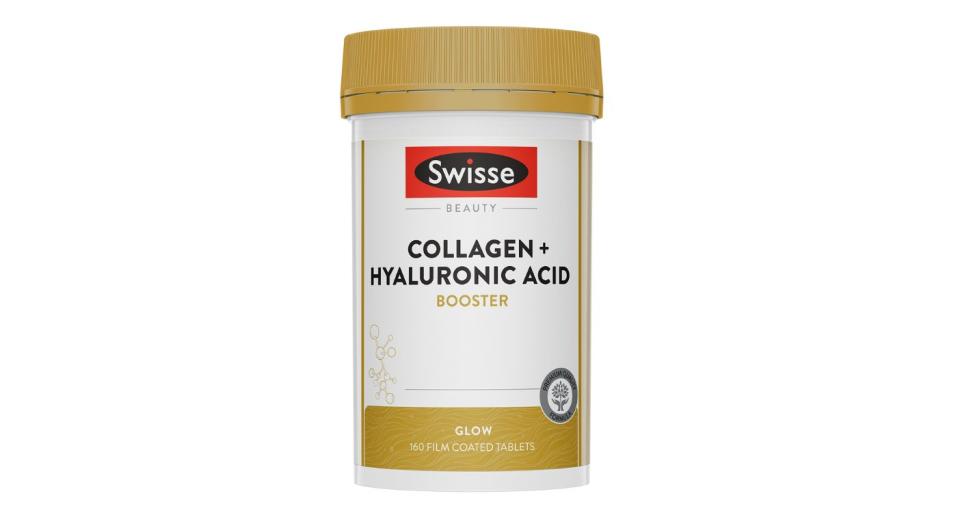 Swisse Beauty Collagen + Hyaluronic Acid Booster Tablets,