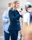 <p>Emily VanCamp is spotted on set filming <em>The Falcon and the Winter Soldier</em> on Monday in Atlanta.</p>