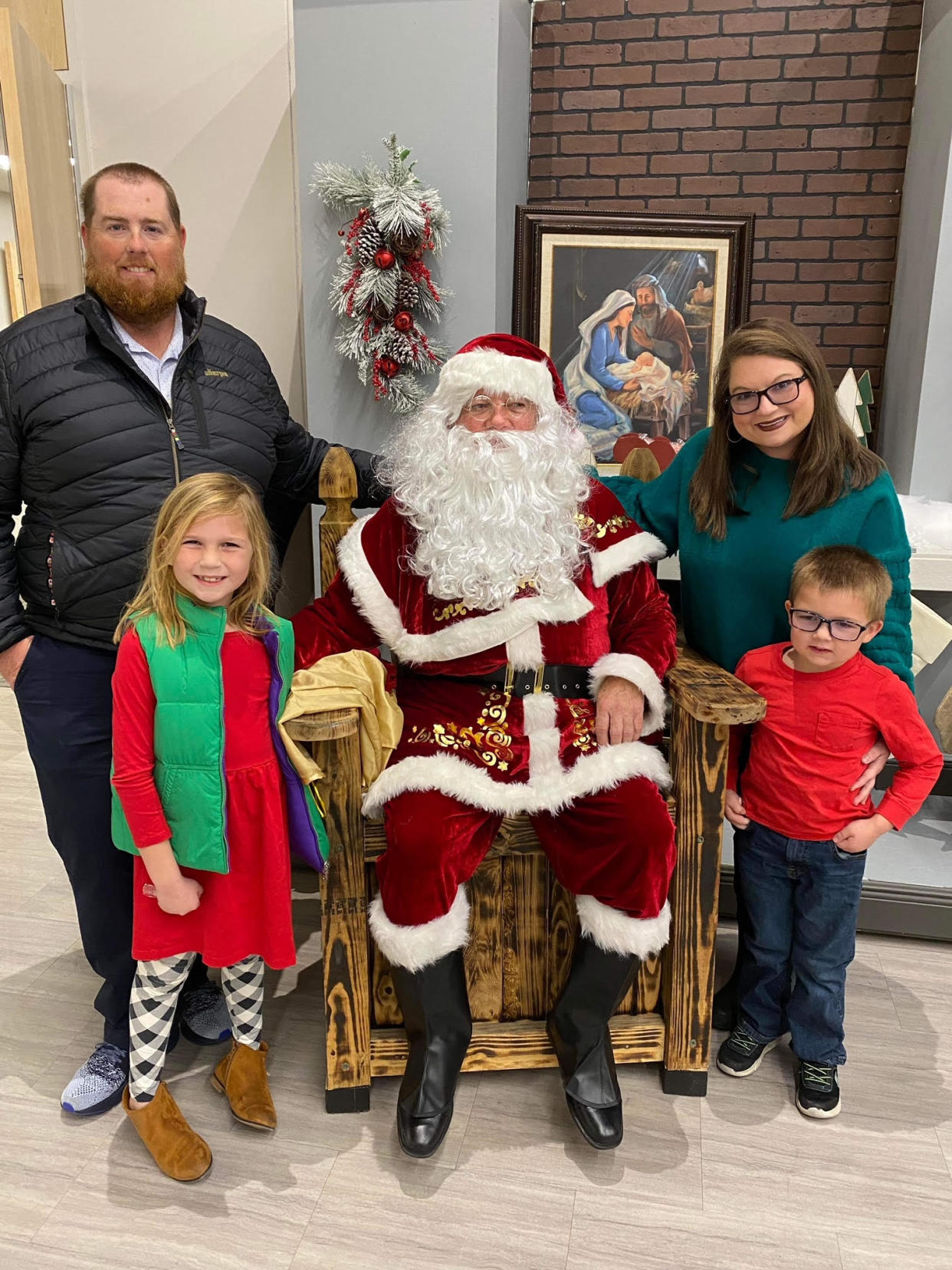 Ally Dorrough's kids are 5 and 7. She hopes to preserve their belief in Santa as long as possible. (Photo: Ally Dorrough)