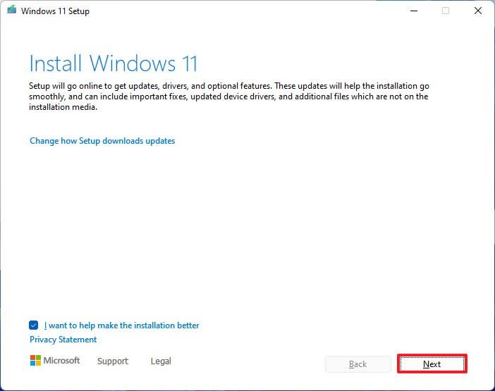 Windows 11 version 23H2 media installation