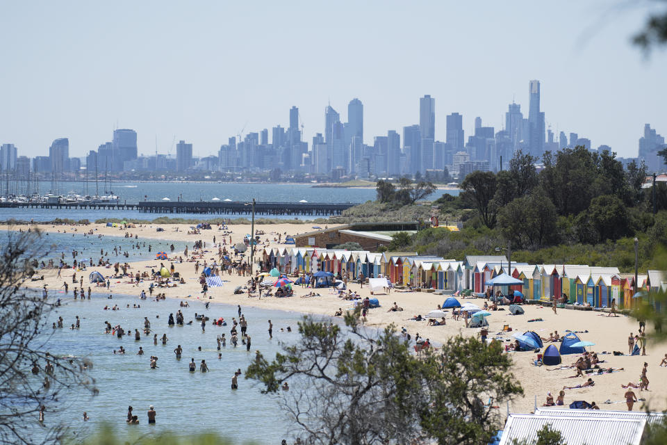 While Victorians may head to the beach on Thursday and Friday, they are urged to stay safe. Source: AAP