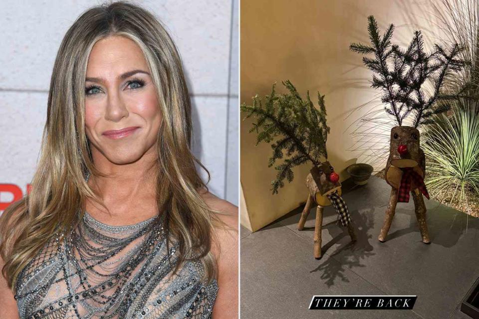 <p>Jennifer Aniston/Instagram</p> Jennifer Aniston has started decorating for Christmas 