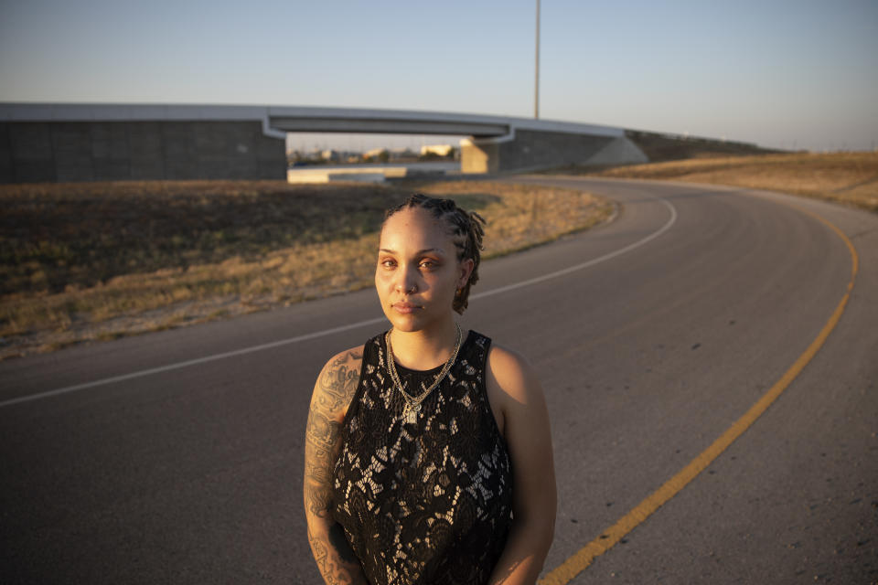 Ashli Streeter, quien acusó a Stevens Transport de no contratarla porque la empresa no tenía mujeres que la capacitaran, en Killeen, Texas, el 20 de septiembre de 2023. (Montinique Monroe/The New York Times).