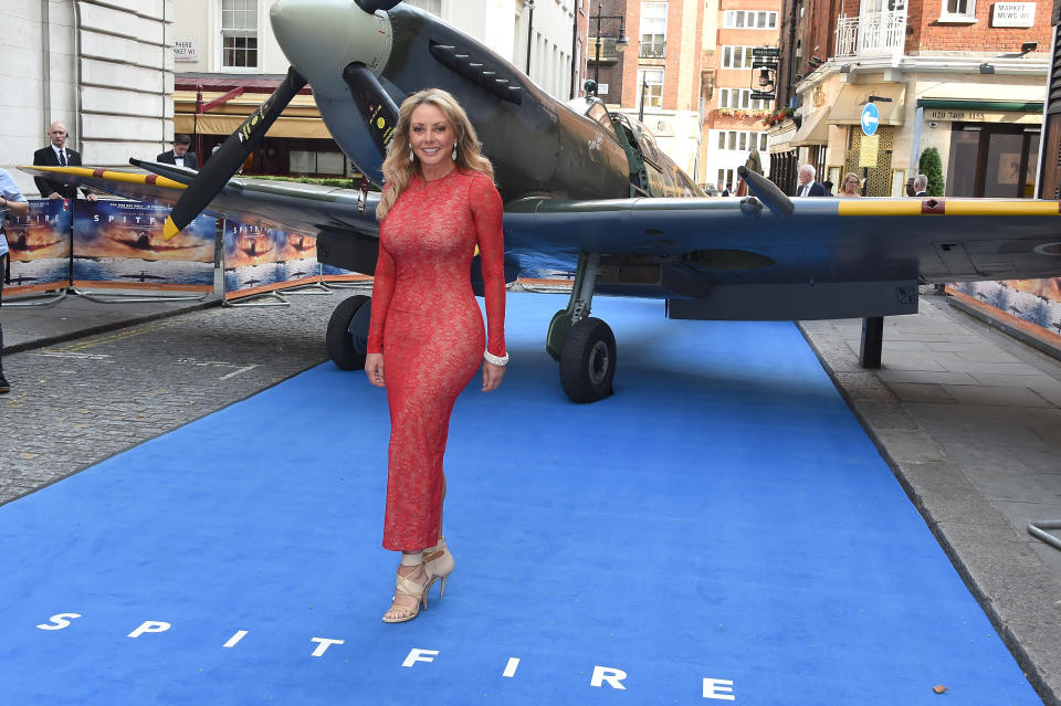 LONDON, ENGLAND - JULY 09:  Carol Vorderman attends the World Premiere of 