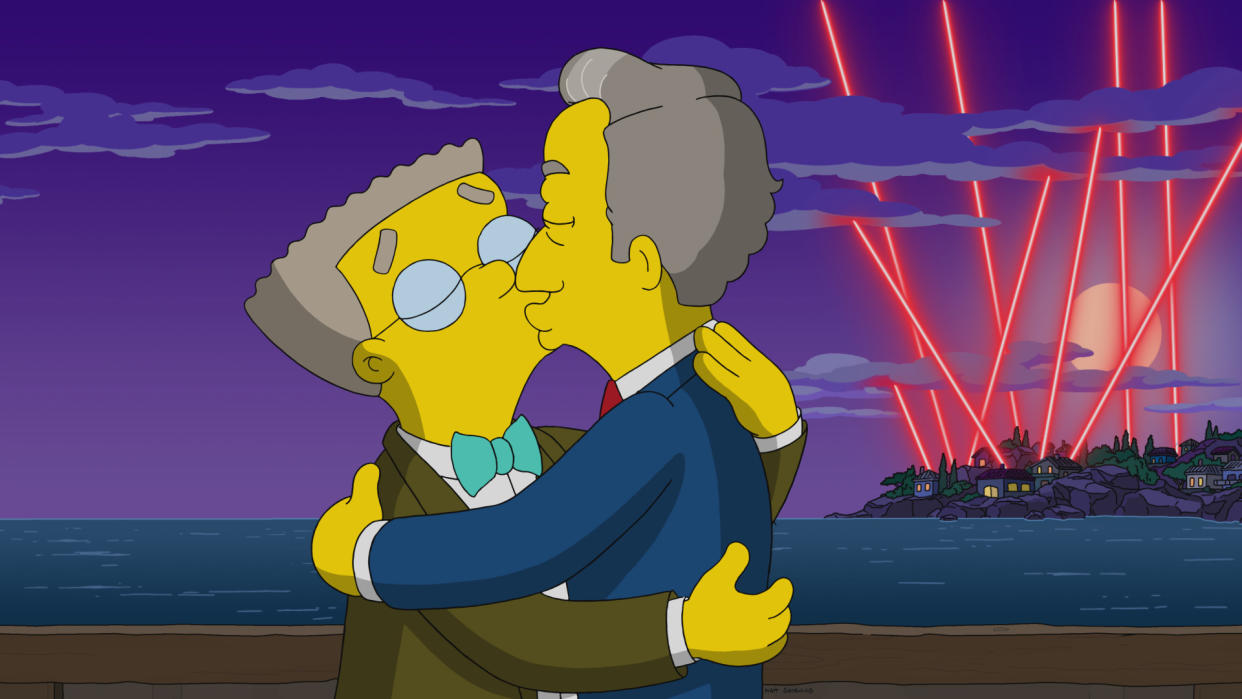 Smithers will get a boyfriend in the upcoming 'Simpsons' episode 'Portrait of a Lackey on Fire'. (Fox)