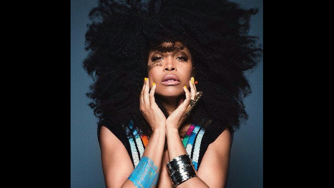 Grammy-winning singer-songwriter Erykah Badu