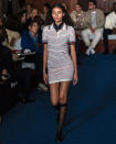 The Tommy Hilfiger collection is modeled during Fashion Week, Friday, Feb. 9, 2024, in New York. (AP Photo/Peter K. Afriyie)