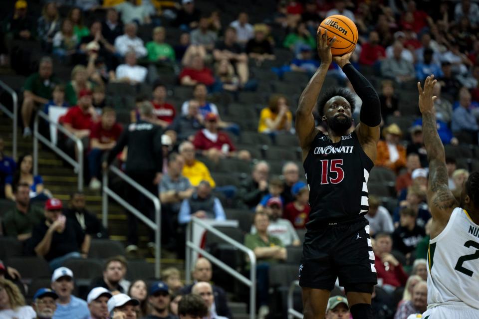 UC's John Newman III will find out where his next game will be Sunday. The grad student is in his final season and hopes to continue his career this month.