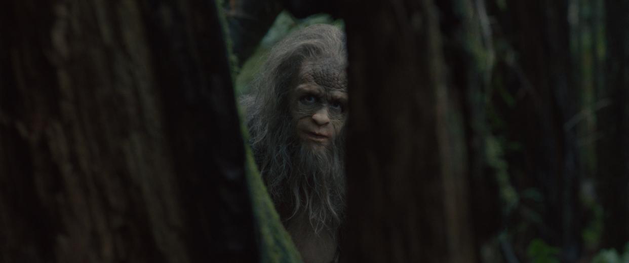 Riley Keough is unrecognizable as a Sasquatch matriarch in "Sasquatch Sunset," a 90-minute wildlife documentary-style film following a family of Bigfoot creatures around northern California.