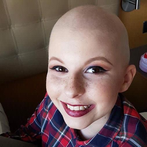 Hannah was first diagnosed when she was 13. Photo: Facebook