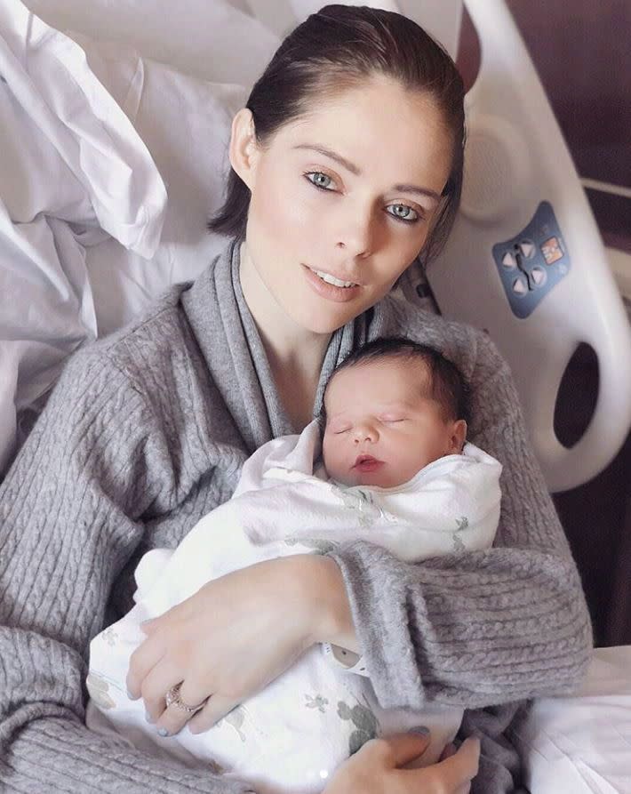 Welcome to the world, little Iver Eames Conran. Model Coco Rocha gave birth to her second child, a boy named Iver, on Apr. 20, 2018, and wasted no time flooding social media with photos of her newborn son. "My baby boy, Iver Eames Conran. 7lbs 10oz of pure wonder. @iverconran," Rocha captioned snaps of herself and Iver in the hospital bed. Rocha and husband James Conran are also parents to a two-year-old daughter named Ioni.