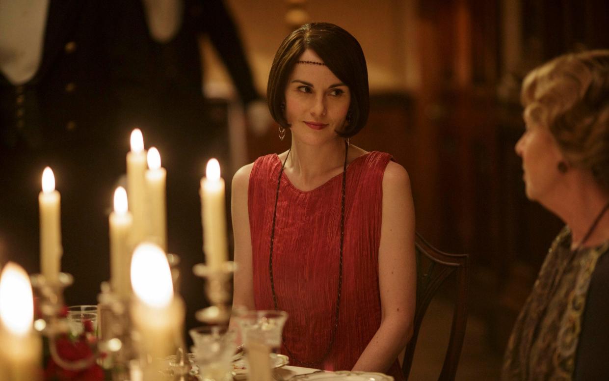 Michelle Dockery as Lady Mary Crawley in Downton Abbey Christmas Final Episode, 2015 - Television Stills