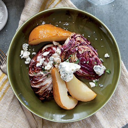 Roasted Balsamic Radicchio and Pears