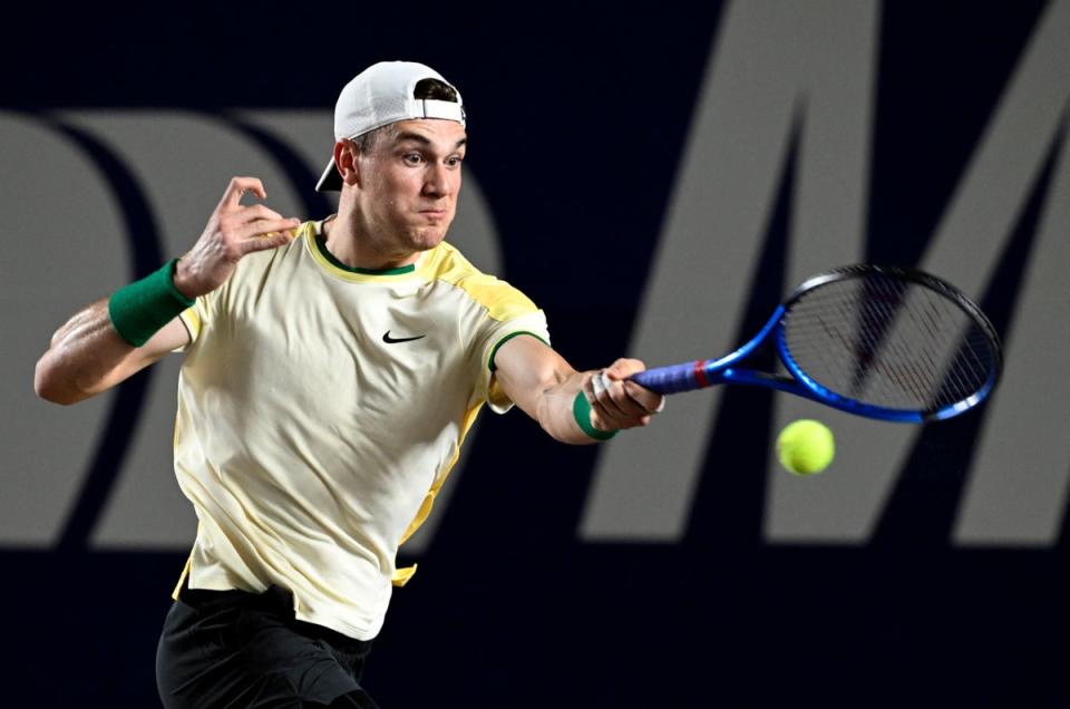 Thanasi Kokkinakkis beat Jack Draper in three sets (AFP via Getty Images)