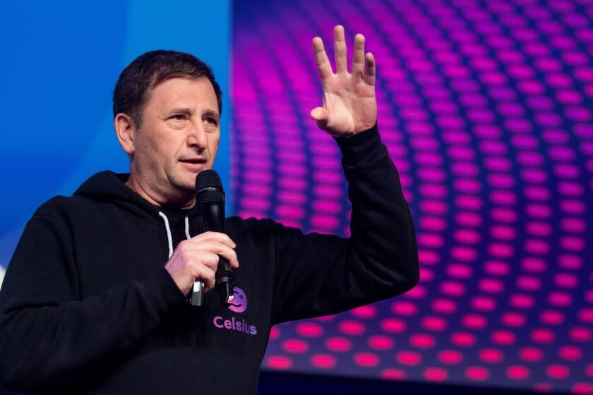 Alex Mashinsky, founder and chief executive officer of Celcius Network Ltd., during a panel session at the Blockchain Week Summit in Paris, France, on Wednesday, April 13, 2022. The three-day conference brings together the brightest minds, business professionals and leading investors to help you navigate the blockchain industry, according to the event's organisers. Photographer: Benjamin Girette/Bloomberg via Getty Images