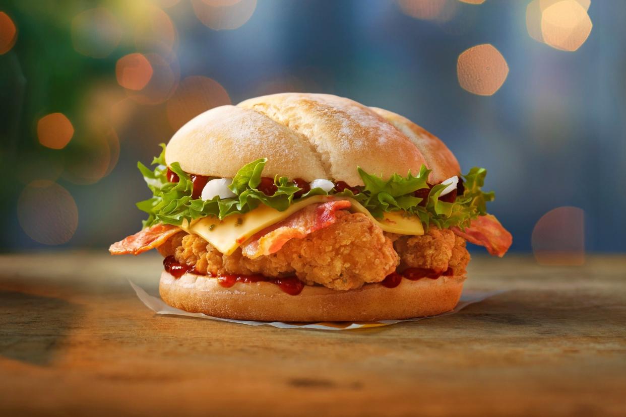 <p>The new jerk chicken sandwich went on trial over social media</p> (McDonald's)