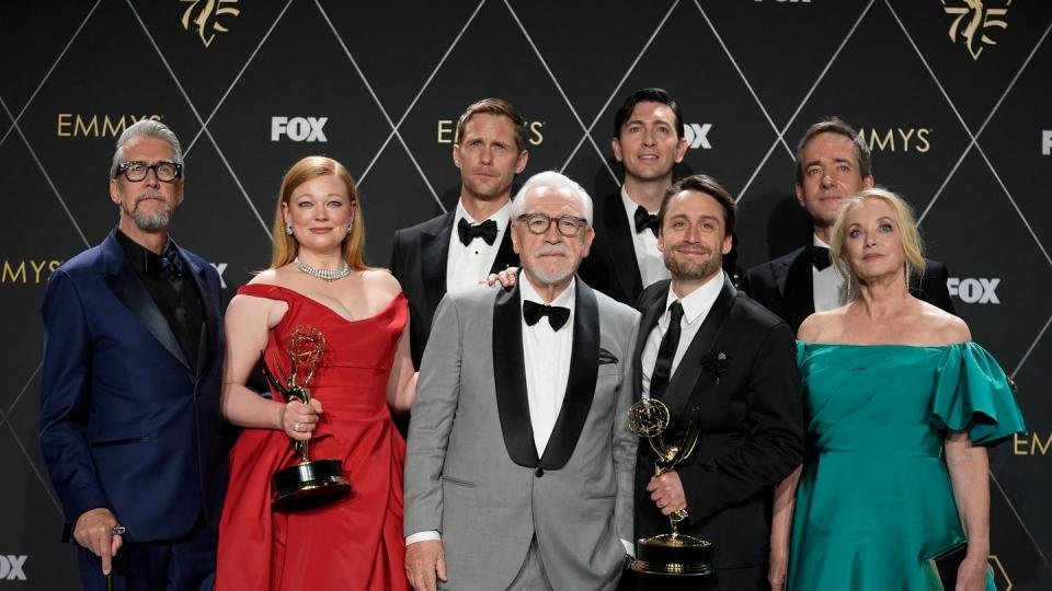 Die Stars von «Succession». (Bild: Ashley Landis/AP)