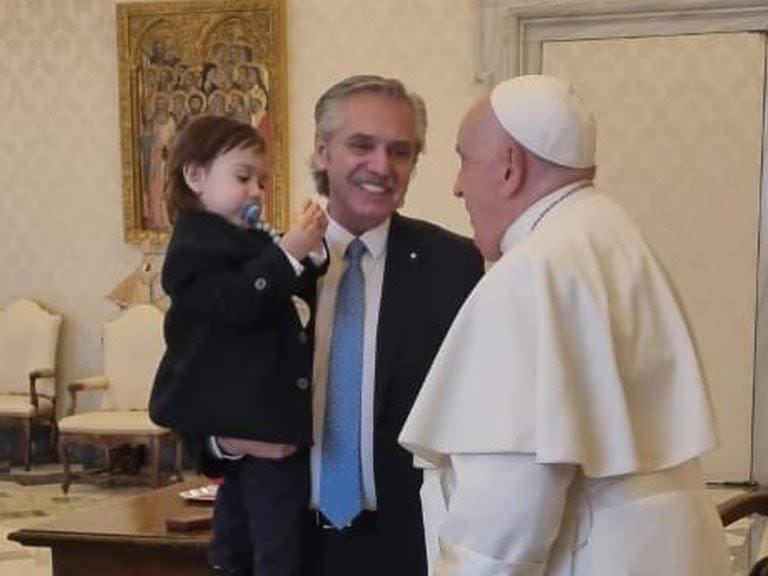 El papa Francisco recibió al expresidente, Alberto Fernández