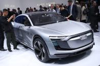 <p>Visitors look at an Audi Elaine autonomous concept car at the 2017 Frankfurt Auto Show on Sept. 12 in Frankfurt am Main, Germany. (Photo by Sean Gallup/Getty Images) </p>