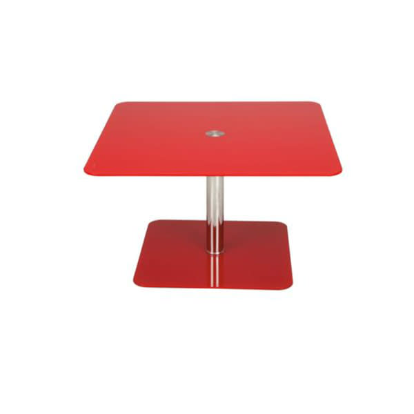 <a href="http://www.tesco.com/direct/atom-pedestal-coffee-table-red/209-0071.prd?pageLevel=&skuId=209-0071" rel="nofollow noopener" target="_blank" data-ylk="slk:Atom Red Pedestal Coffee Table - £41.25 - Tesco;elm:context_link;itc:0;sec:content-canvas" class="link ">Atom Red Pedestal Coffee Table - £41.25 - Tesco</a><br><br>This vibrant coffee table is ideal for any modern living area. It features a chrome-effect metal tube on a square base with a red, square glass top. It would look perfect amidst an all-white living space.