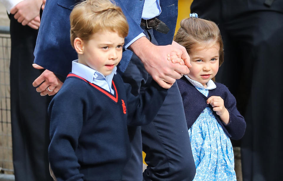 Prinz George und Prinzessin Charlotte werden bei der Hochzeit von Prinzessin Eugenie eine wichtige Aufgabe übernehmen. (Bild: John Rainford/WENN.com)