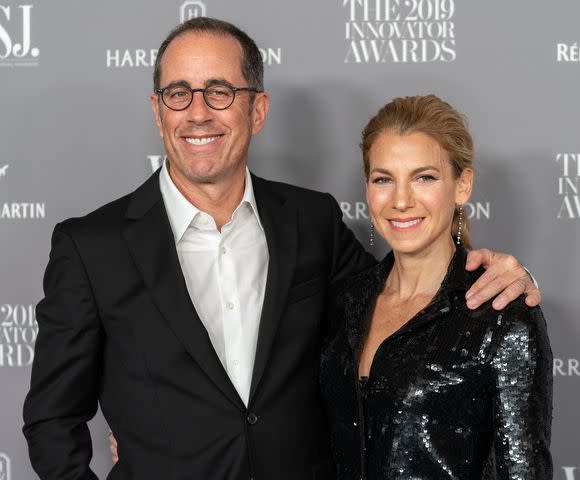 Mark Sagliocco/WireImage Jerry Seinfeld and Jessica Seinfeld attend the WSJ Mag 2019 Innovator Awards on Nov. 06, 2019, in New York City