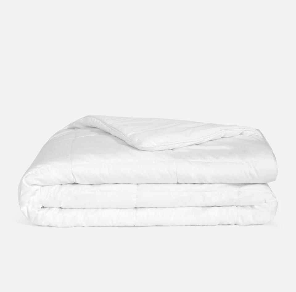 Since it's not <i>technically</i> a blanket, we're saying that this comforter is a bonus. From bedding brand <a href="https://fave.co/2xq00k5" target="_blank" rel="noopener noreferrer">Brooklinen</a>, this weighted comforter is now 15% off sitewide during a flash sale. It's the right time to splurge (and save a little) on this comforter, which features a cotton shell and quilted interior layer. <a href="https://fave.co/3aojl6l" target="_blank" rel="noopener noreferrer">Originally starting at $249, get it now for 15% off</a>.