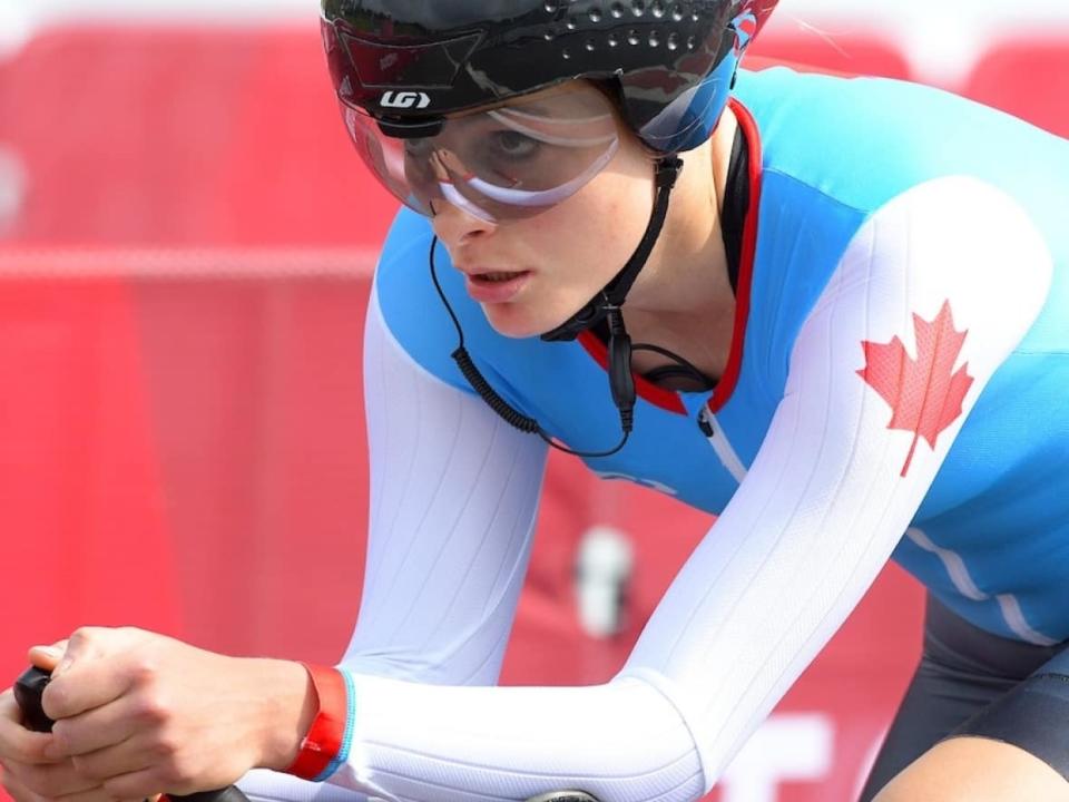 Canada's Keely Shaw ends the 2022 season eight-for-eight in international podium appearances when you add her World Cup road racing results. (Canadian Paralympic Committee  - image credit)