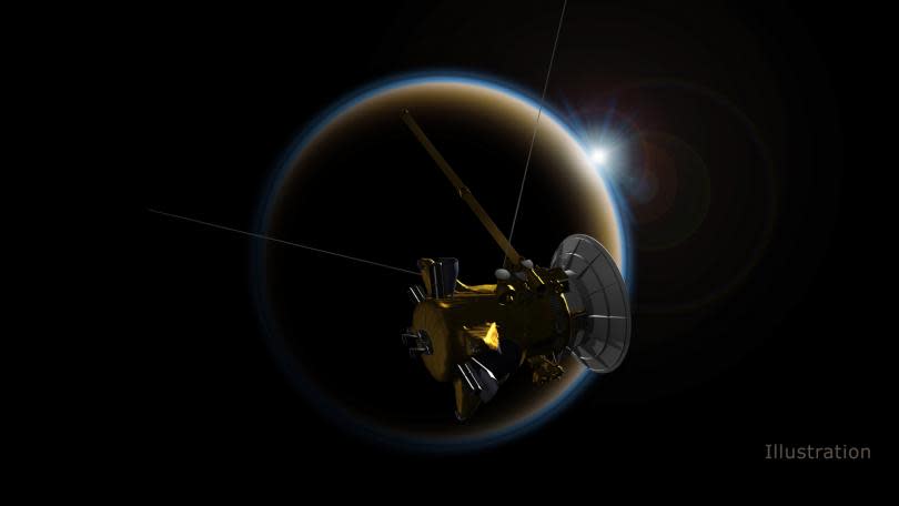 cassini titan