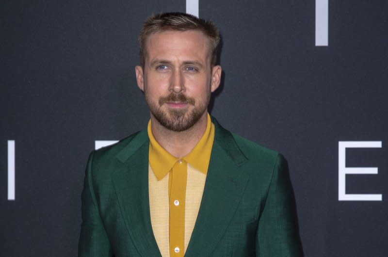 Ryan Gosling attends the Washington, D.C. premiere of "First Man" in 2018. File Photo by Tasos Katopodis/UPI